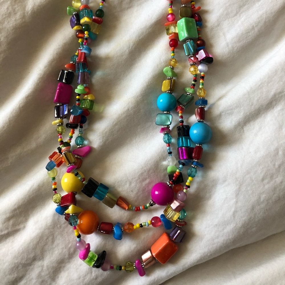 Fun, colorful chunky necklace!